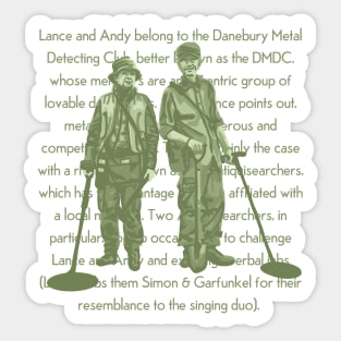 Detectorists Lance and Andy Sticker